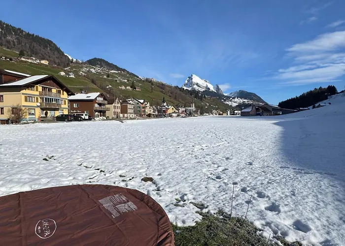 דירה Louisa's Gallery - Stilvolles Ruhiges Alpine Mit Whirlpool & Bergblick - Wandern & - Swiss Alps *