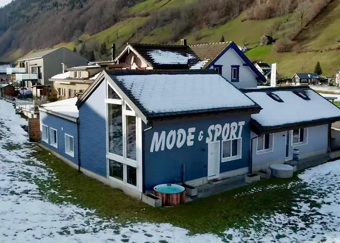 Louisa's Gallery - Stilvolles Ruhiges Alpine Mit Whirlpool & Bergblick - Wandern & - Swiss Alps Appartement *